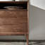 Buffet multifonctionnel avec porte de rangement en verre