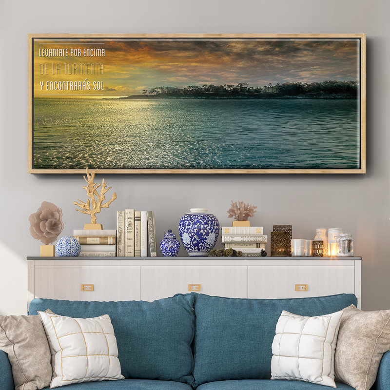 Encontraras- Framed Canvas, 20" H x 50" W