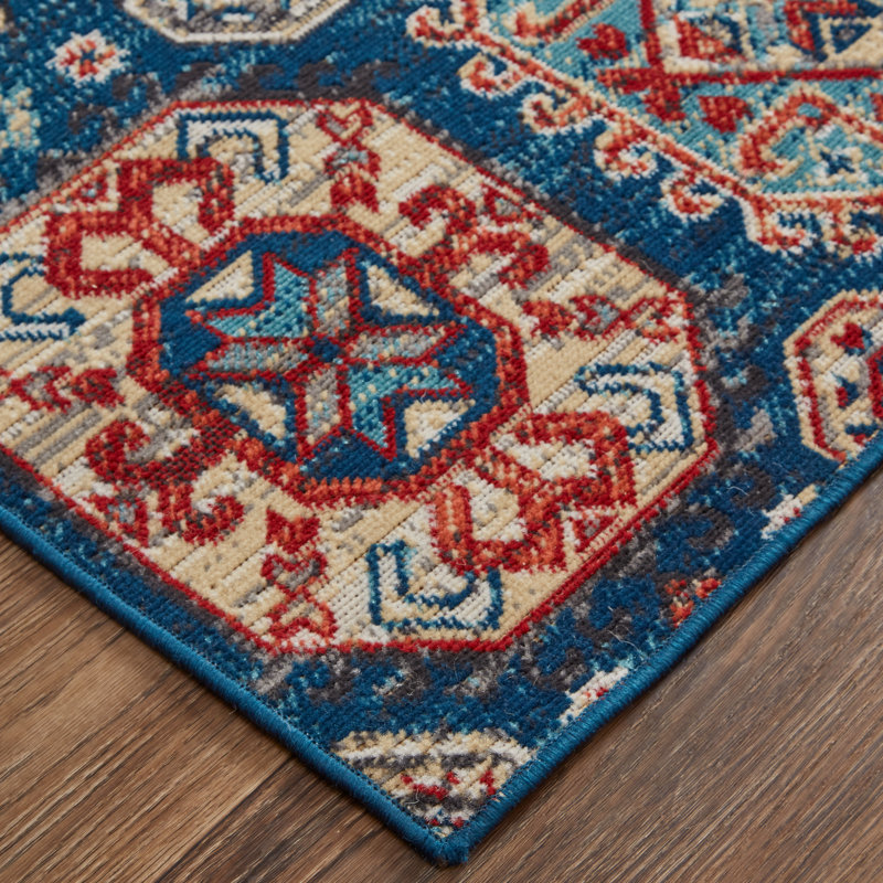 Tapis bleu Catoe, Rectangle 10 pi x 13 pi 2 po