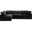 Canapé modulaire réversible en velours Hulene-87141393