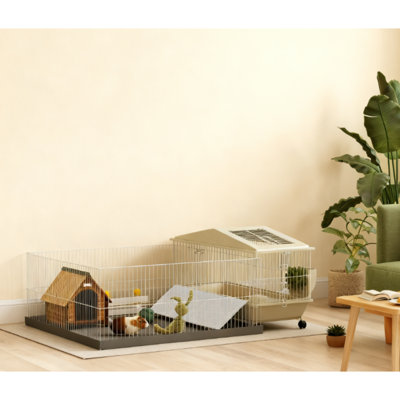 Cages portatives et petits animaux portatifs, tissu Oxford en acier, design moderne pour la maison