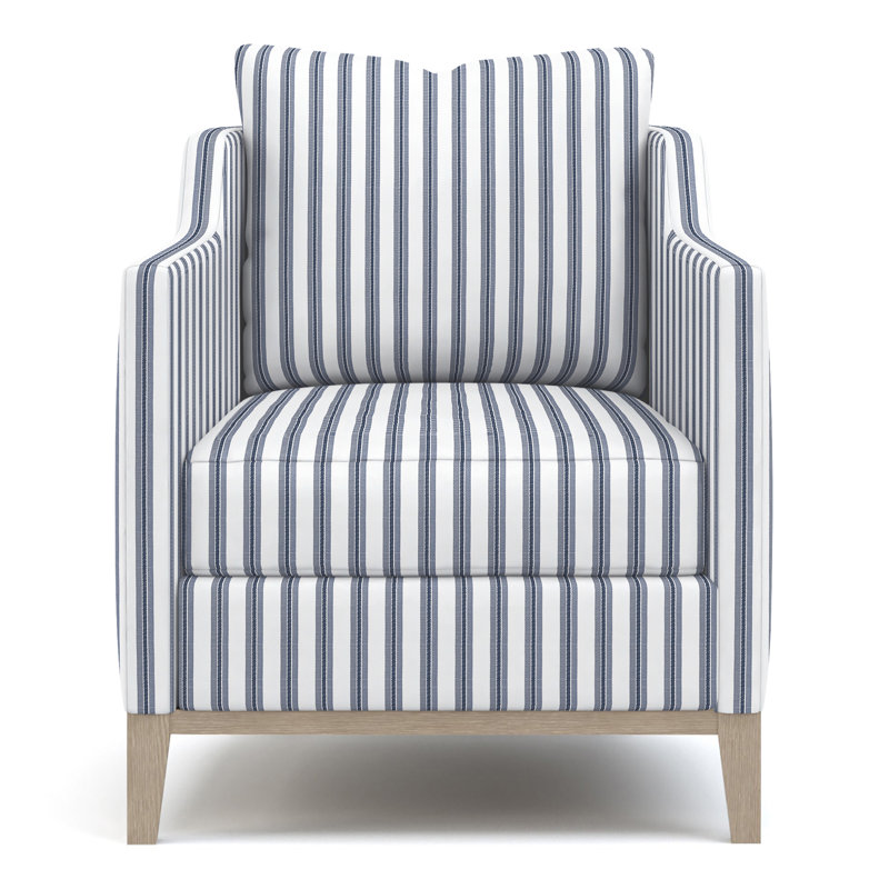 Fauteuil club Maidstone, Perigold ‑ denim Excel, Sandback