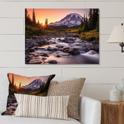 Washington Mount Rainier National Park II - Washington Print on Metal