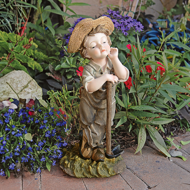 Statue de jardin fermier Frank