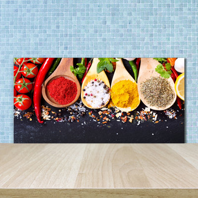 Mix of Spices 50cm x 100cm Glass Panel