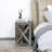 Cherra Solid Wood Floor Shelf End Table with Storage-1209837441