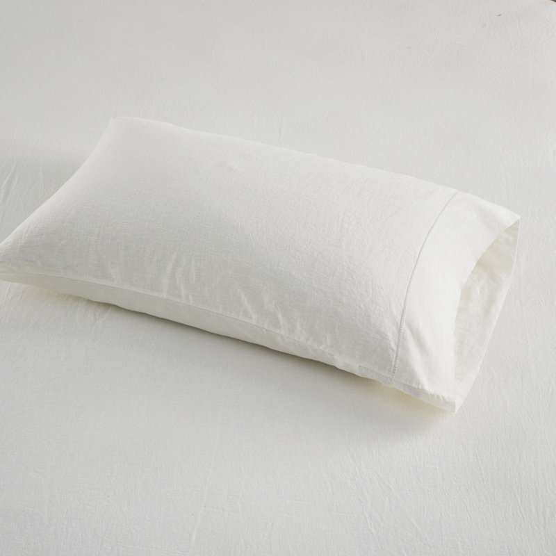 Ensemble de draps 4 pièces Gracie Mills Arden, Ensemble de draps pour lit simple avec un drap-hou, Ivoire