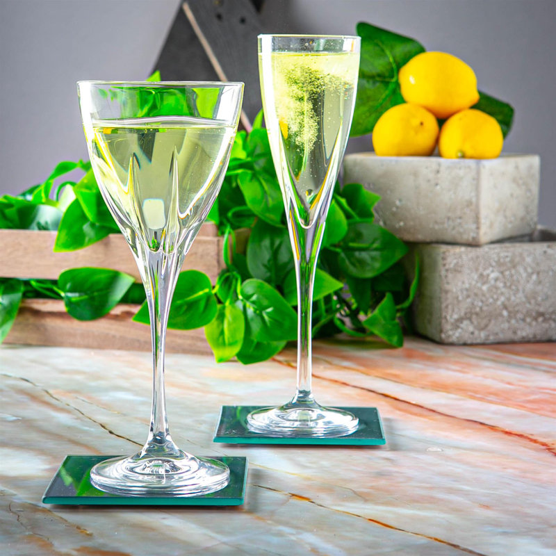 RCR Crystal - Fusion Stemware - Modern Cut Glass Stemware Goblets