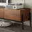 Modern Simple Style Black Walnut TV Stand-107437685