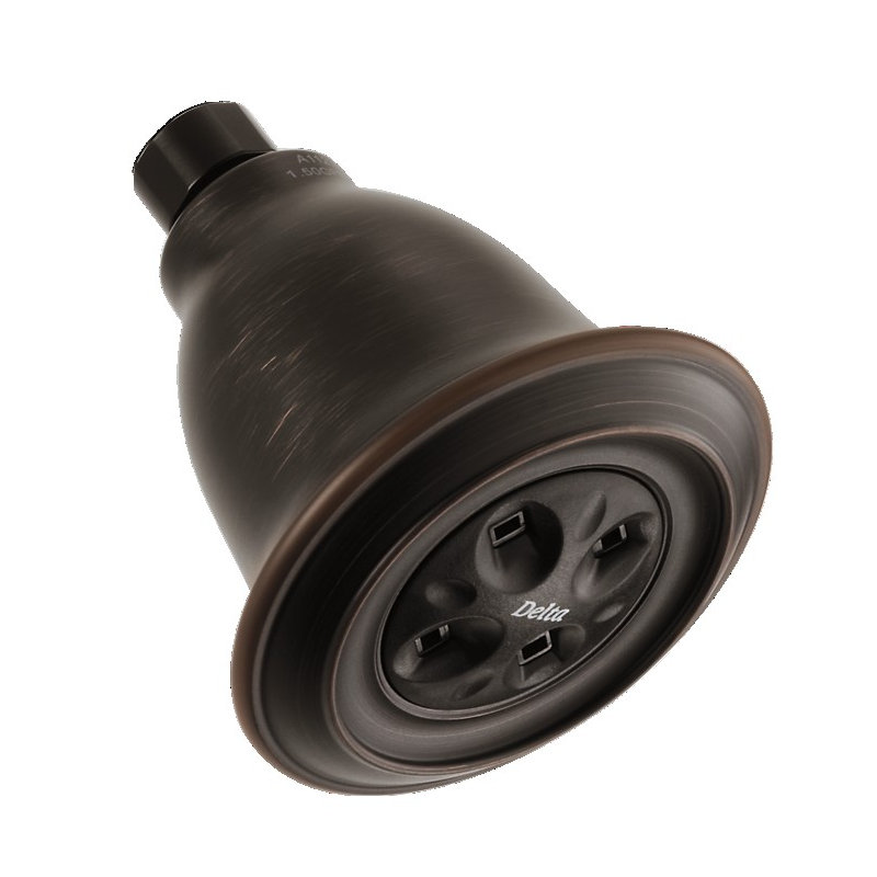 Universal Showering Components 1.8 GPM Shower Head with H2okinetic Technology, Venetian Bronze