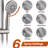 Shower System In Brushed Nickel With 6 Inch Rain Head And Handheld, Offering A Soothing Experience Bathroom 2.5 Gpm Flow Rate, Handheld-120951963