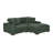 Broughton Modular Corduroy Sectional-1110932925