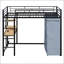 Lit mezzanine simple en métal avec bureau-1963119831-1963119830