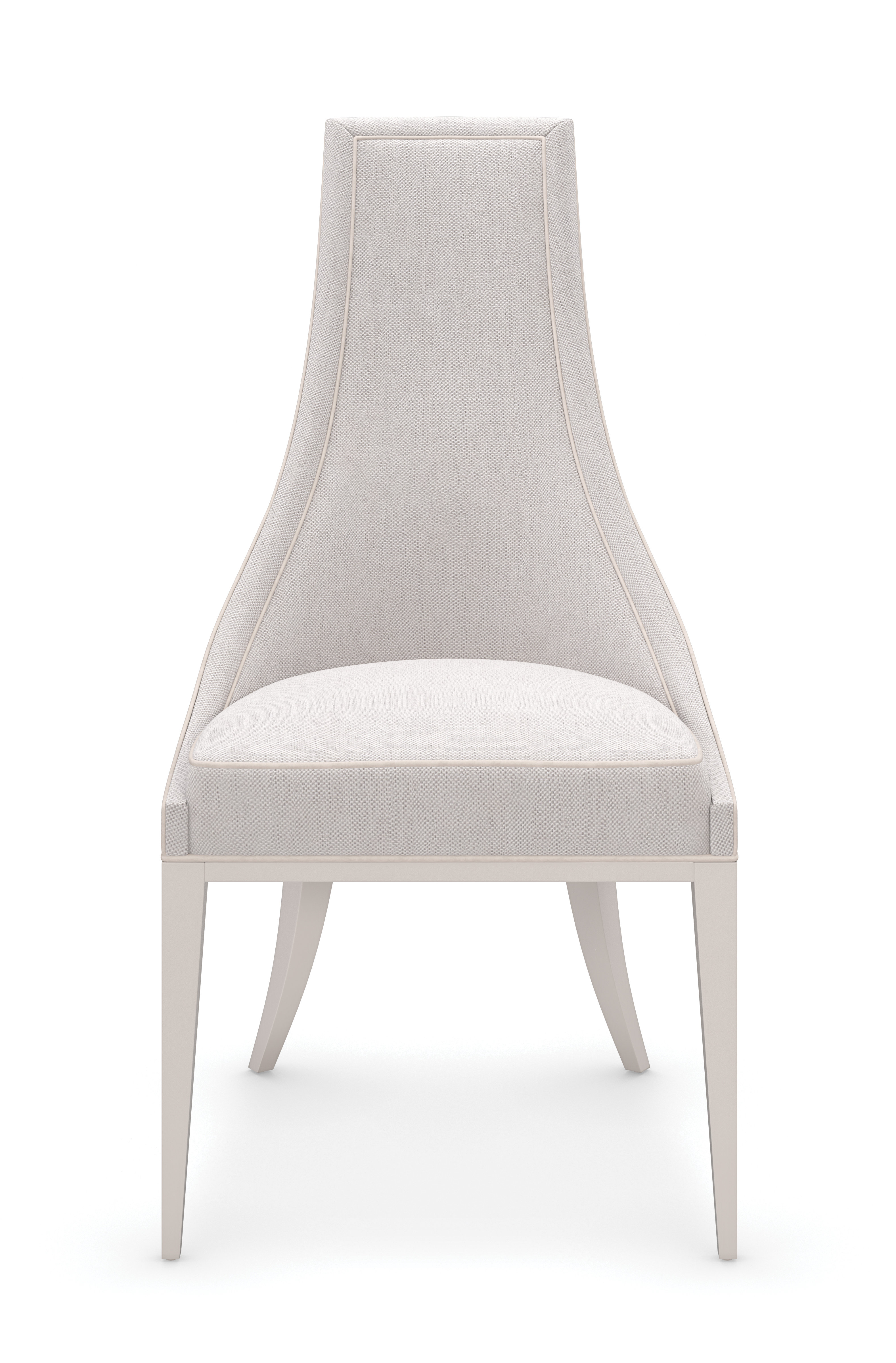 Tall upholstered best sale dining chairs