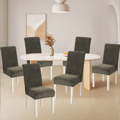 Ensemble de 6 housses en velours