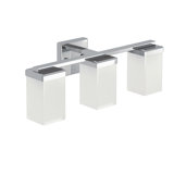 90 Degree Modern Dimmable 3-Light Wall Mounted Bathroom Vanity Lighting Fixture