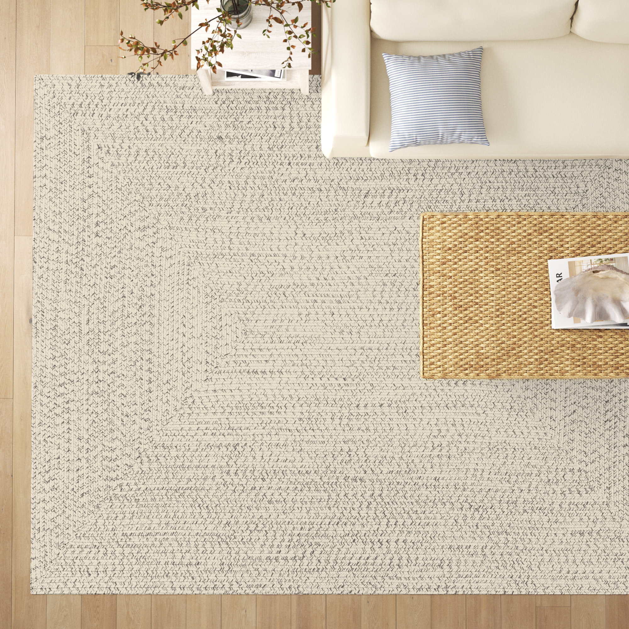 ラヴィ Rクリーム Karastan Divina R1154-131 Bliss Grey Area Rug | Carpetmart.com