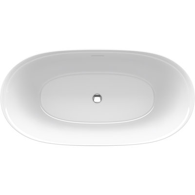 59" x 30" Freestanding Soaking Bathtub