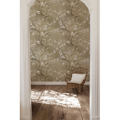 Papier peint floral cerisier floral