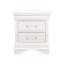 Table de chevet blanche Charlton avec DEL