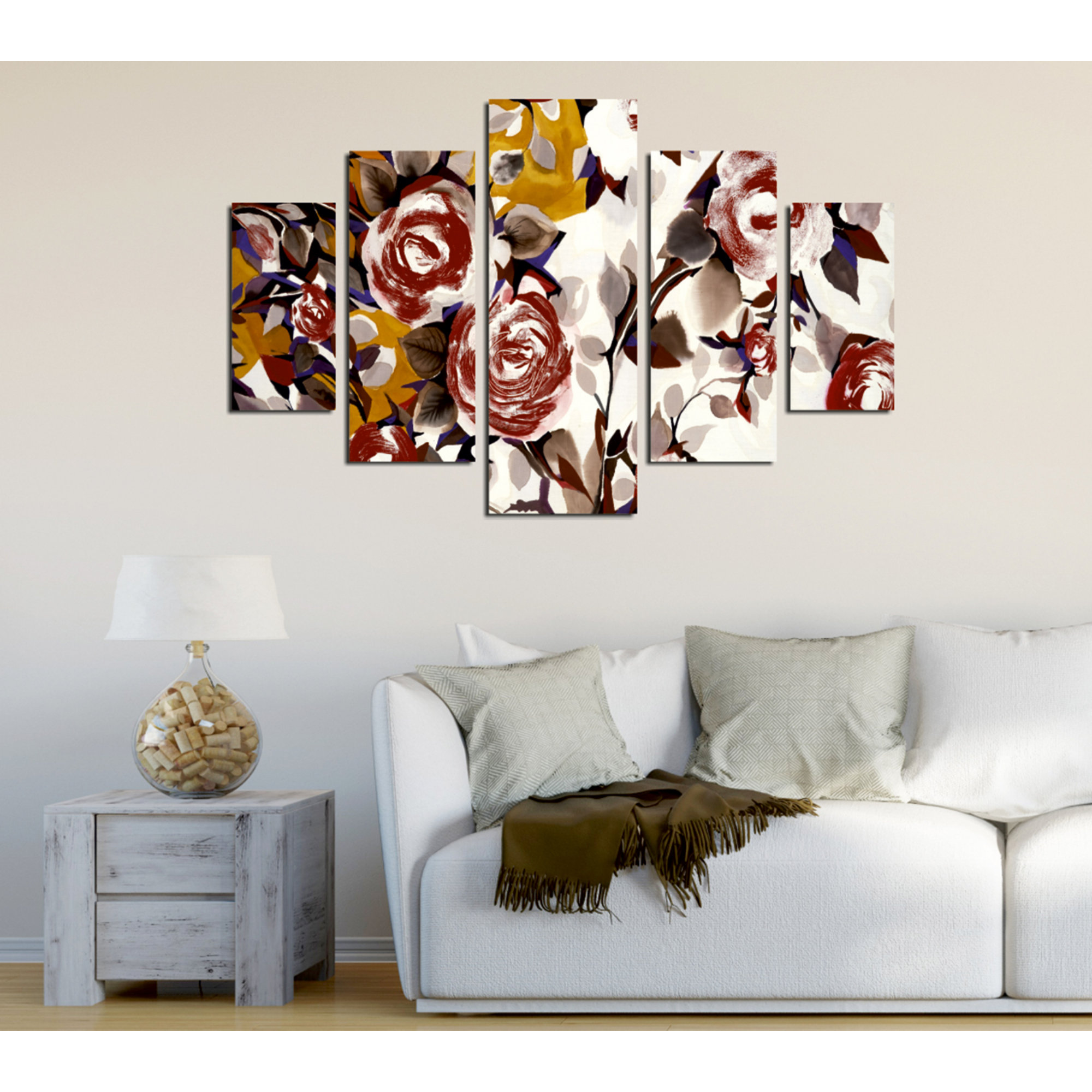 East Urban Home 5 Piece Unframed Painting on MDF - Wayfair Canada
