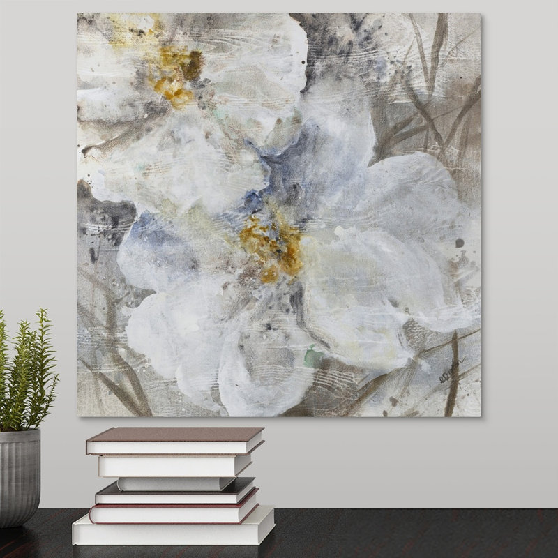 « allegretto ii », peinture sur toile, Toile tendue, H 16 po x l 16 po x P 1,25 po