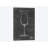 'Barware Blue Print IV' by Ethan Harper Drawing Print on Wrapped Canvas-89233223-69440551
