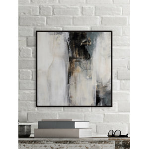 Dark Surface by Marmont Hill - Floater Frame Print on Canvas