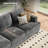 89 Inch Sofa Couch, Fabric 3 Seater Sofa for Living Room Apartment Office-847633059