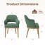 Chaise de salle à manger rembourrée moderne avec pieds en bois-185698491-185698490