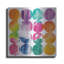 Red Barrel Studio® «Spring Dots Crop with White Border» par Elyse DeNeige, art mural en métal-1077215081