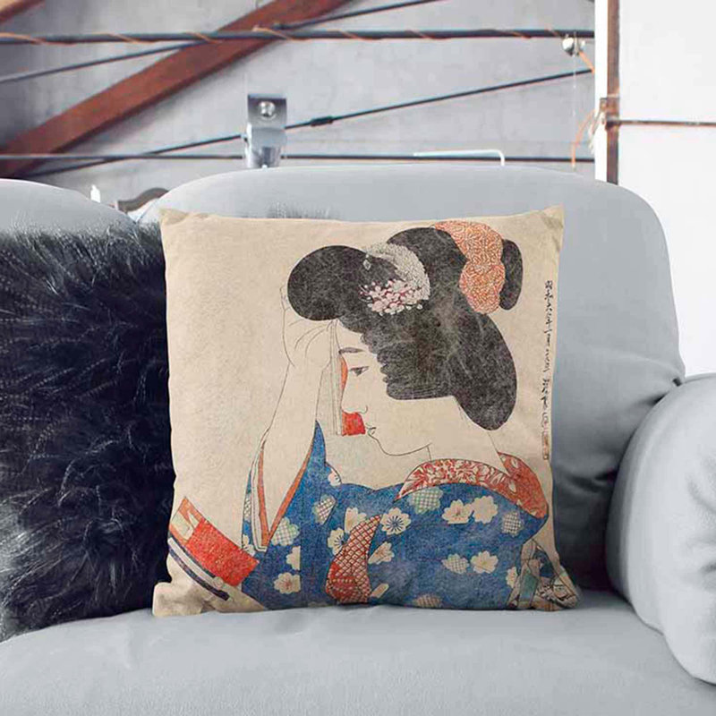 Square Throw Cushion, 55cm H x 55cm W x 20cm D
