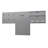 Flow Wall 15 Piece Slatwall Panel, Shelf, Medium Bin & Hook Storage Set - Slatwall-106872415
