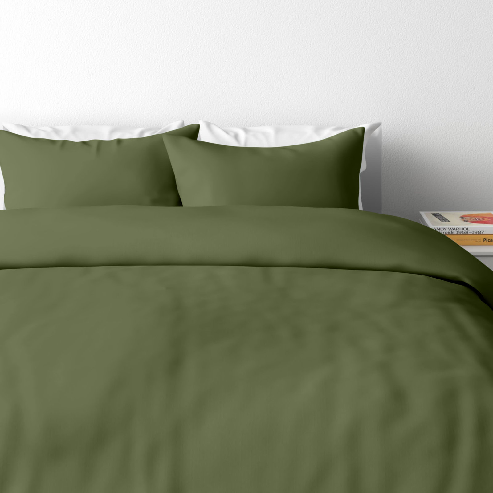 Kandice Linen Duvet Cover Set, Oatmeal, King Duvet Cover + 2 Shams
