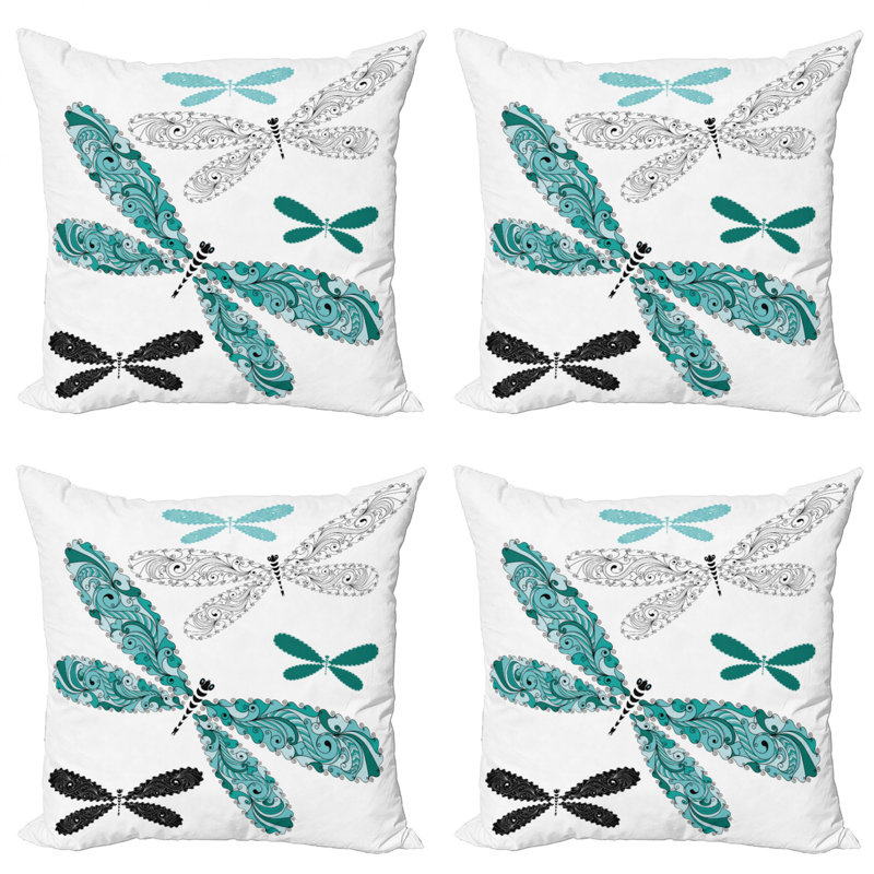 Housse de coussin Dragonfly, 18" x 18"
