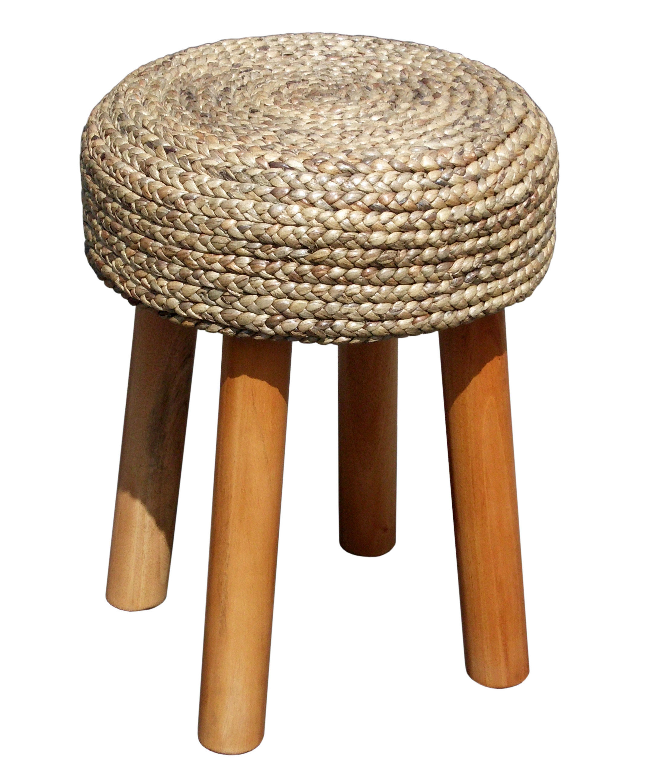 Round best sale woven stool