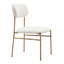 Chaise de salle à manger Sydhavnen crème et or
