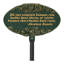 Rose Quote Oval Garden Lawn Plaque-237580194-237580207