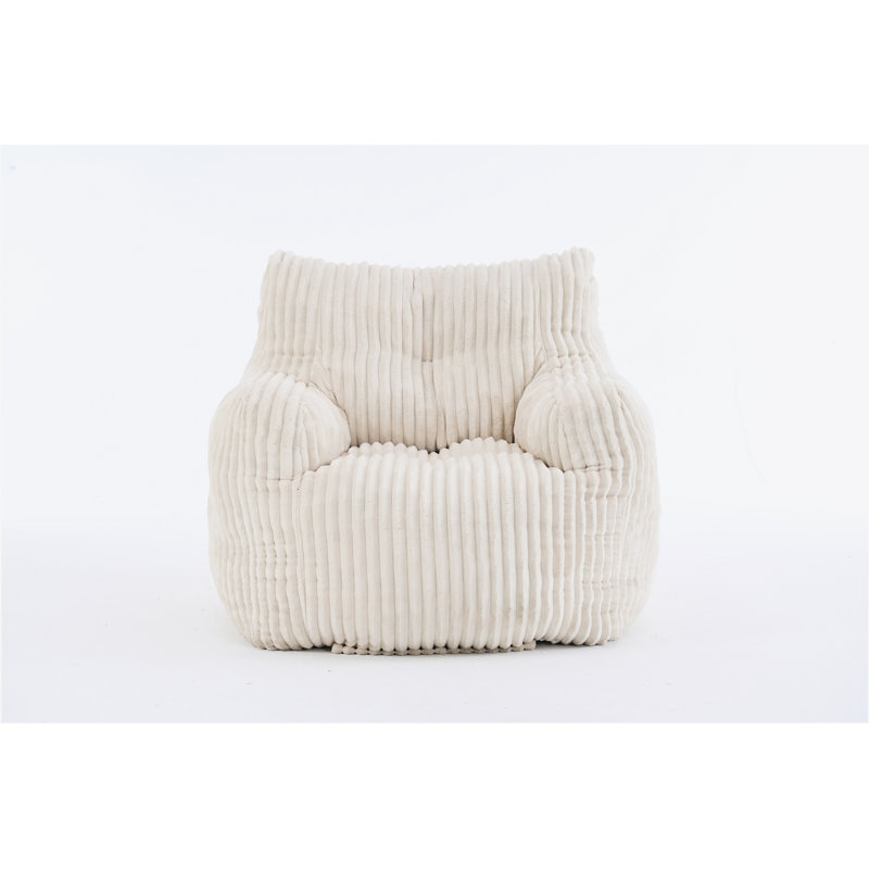 Swivel Accent Armchair Barrel Chair With Powder Coating Metal Ring, Dark Gray Fabric, Beige Corduroy