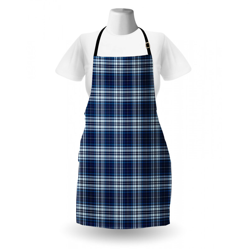 Plaid Bib Apron