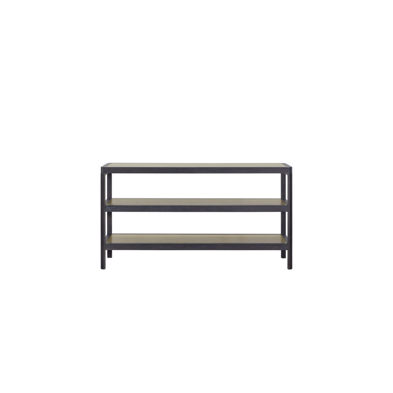 Console avec incrustations en métal | Mobilier d'appoint de couloir d'entrée | Idée de cadeau