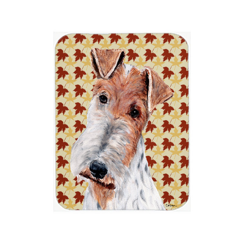 Planche à découper de fox en verre terrier east urban home