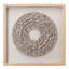 Bora Bora Framed Wall Art In Taupe Snail Shell