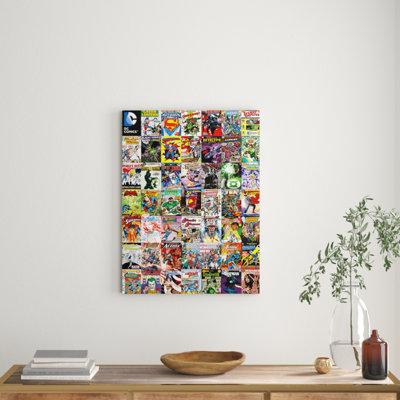 Covers Montage Graphic Art Print On Canvas Art by DC Comics - Print on Canvas
