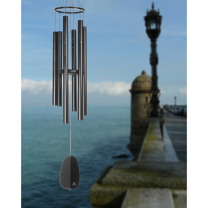 Carillon Bells of Paradise ™, H 44 po x l 12 po x P 12 po, Mauve / Noir
