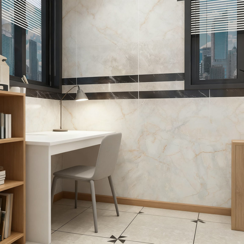 Rouleau pour comptoir - Peler et coller imperméable avec adhésif amovible pour la cuisine, la salle de bain, les armoires, les bureaux et les projets de bricolage