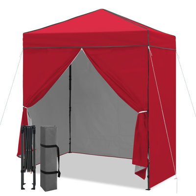 6x4 Canopy Tent, Heavy Duty Pop up Canopy with Sidewalls