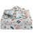 White/Orange/Green Abstract
