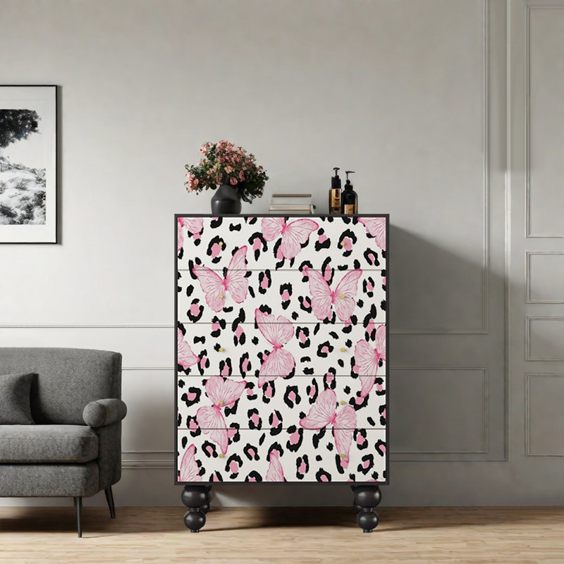 Armoire décorative à tiroirs de style rétro