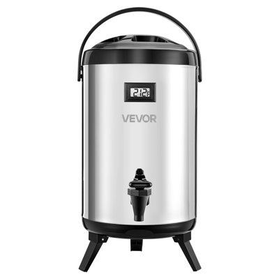 Distributeur de boissons isotherme pour boissons chaudes et froides 2 gallons en acier inoxydable